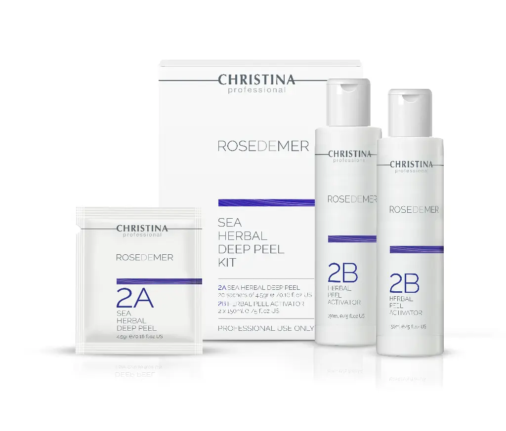 S RDM-2A+2B Sea Herbal Deep Peel Kit  (20 sachets 4,5g + 2 activator 150ml)