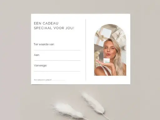 Cadeaubon Christina, incl. envelop (per 25)